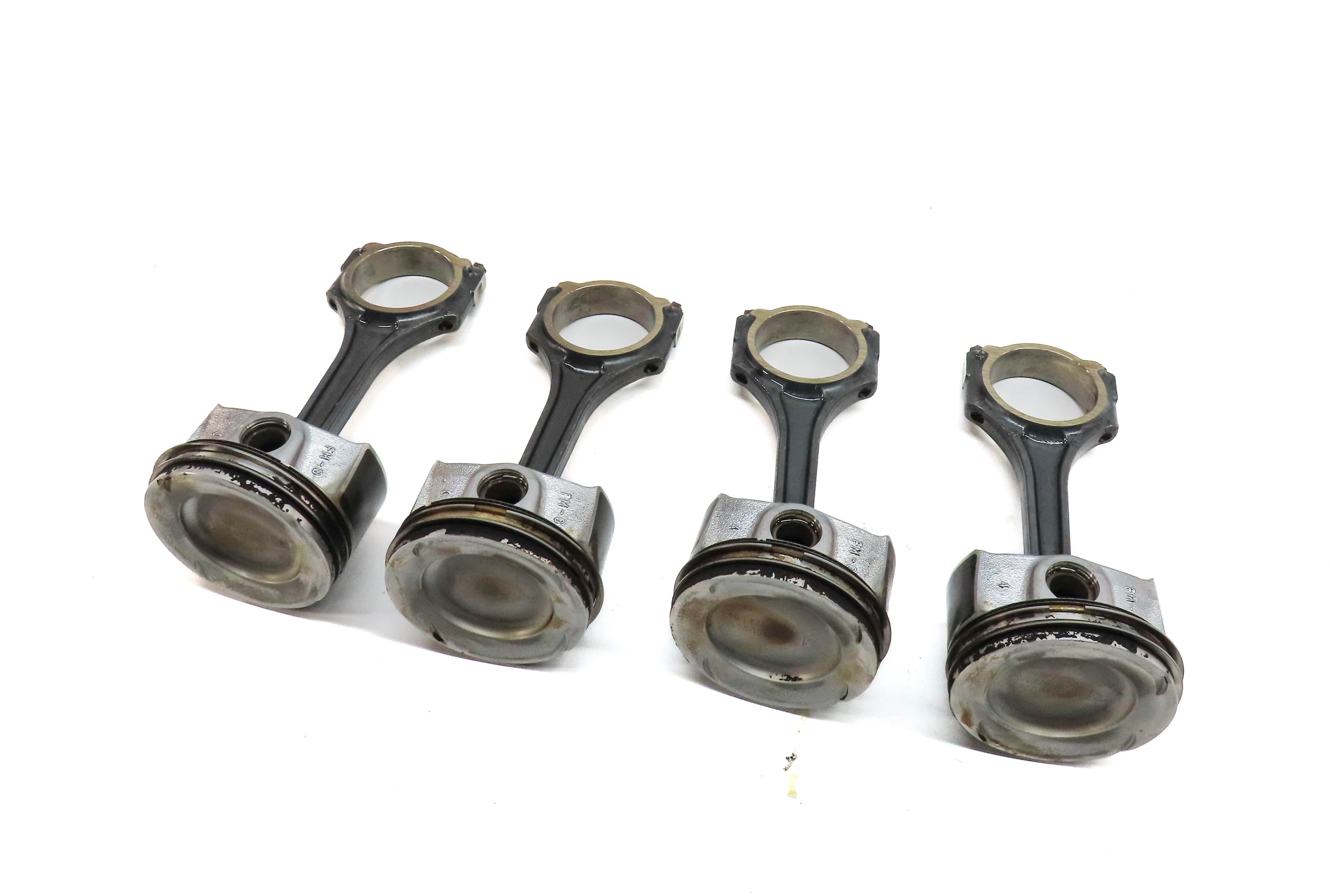 15-22 MERCEDES C E GLC SLC SLK (W205 W213 R171 X254) 2.0L M274 ENGINE PISTON SET — exact item pictured